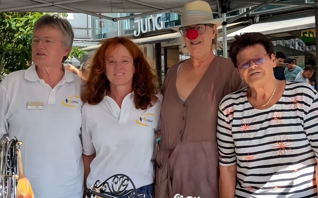 Hospiz Pforzheim mit Stand auf Pforzheimer Gruschtelmarkt vertreten