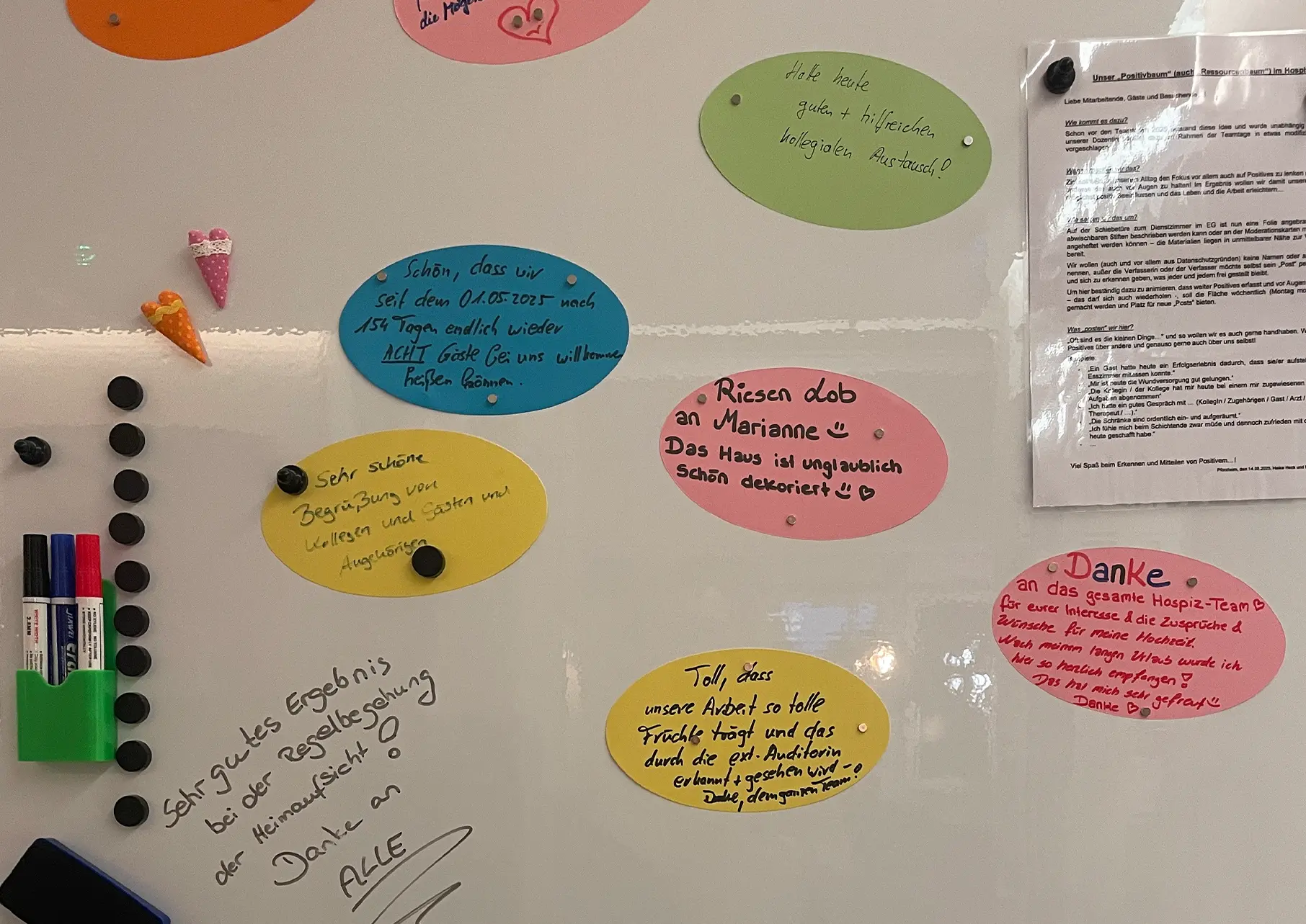 Manchmal braucht es nur eine Wand um Herzen zu verbinden