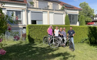 Erfolgreiche Stadtradel-Gruppe des Christlichen Hospizes Pforzheim Enzkreis
