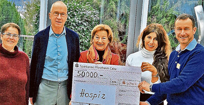Förderverein spendet 50 000 Euro an Hospiz