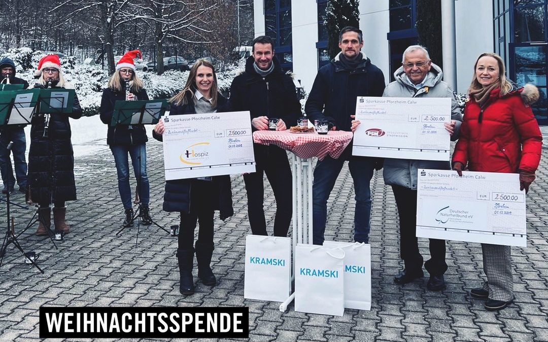 Kramski mit gleich drei Spenden: „Hilfe, wo Hilfe gebraucht wird“